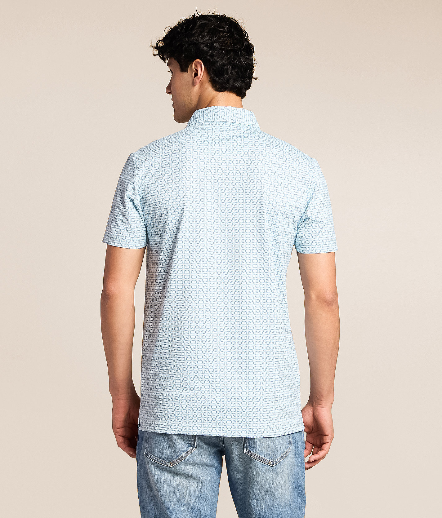 Talinors Printed Performance Polo - Image 2