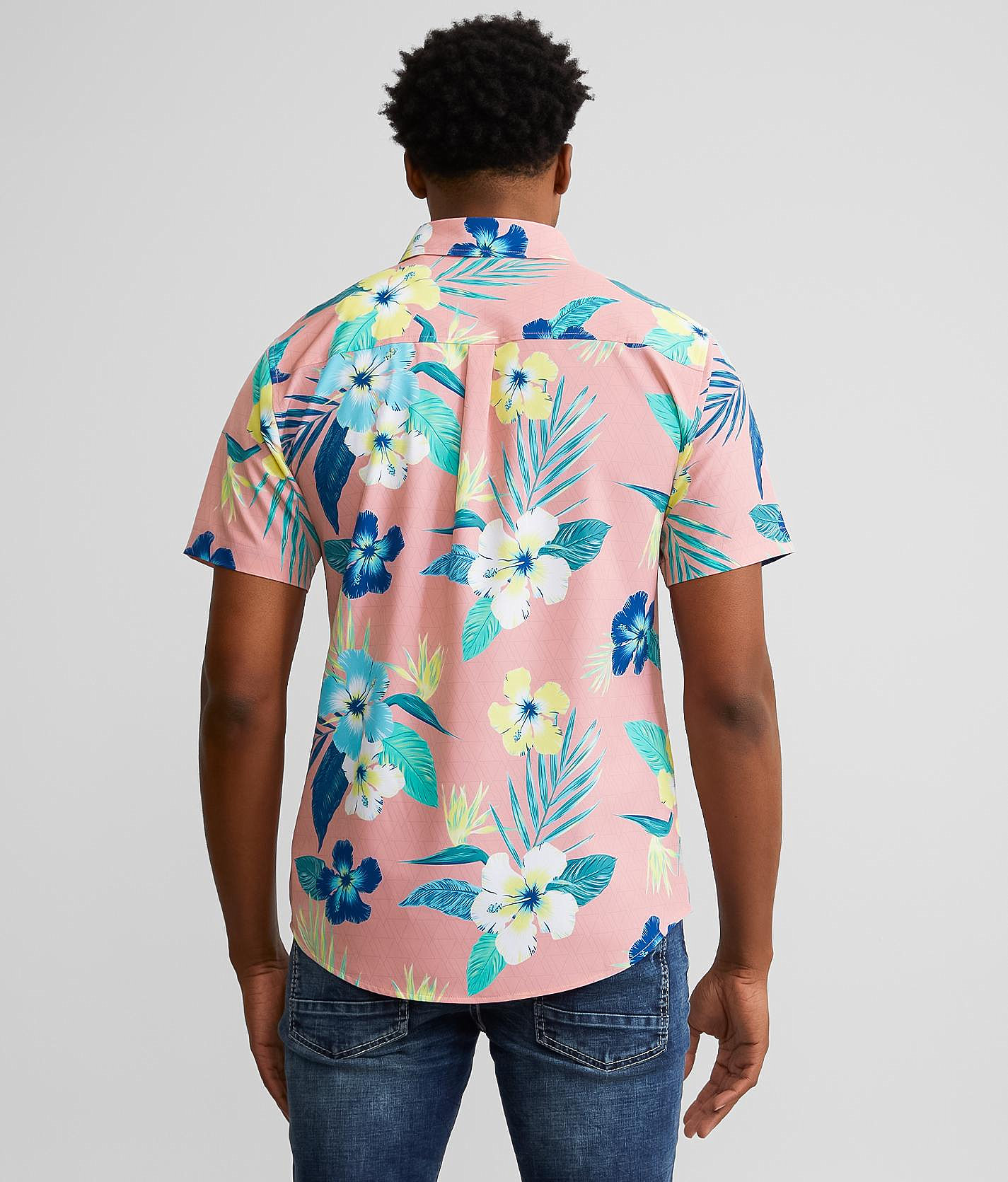Talinors Tropical Print Performance Stretch Shirt - Image 2