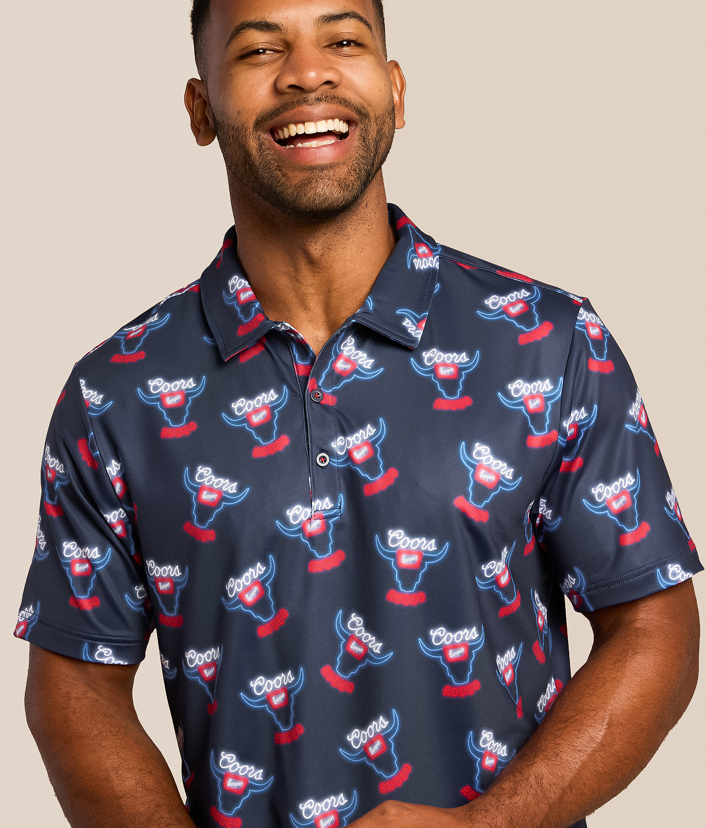 Talinors Banquet Neon Rodeo Polo - Image 3
