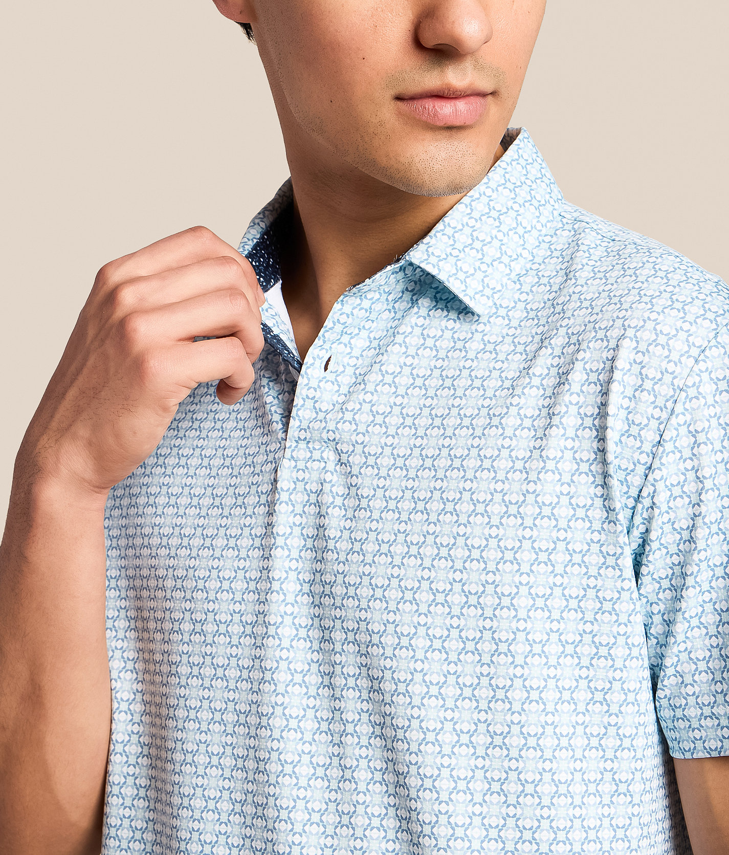 Talinors Printed Performance Polo - Image 3