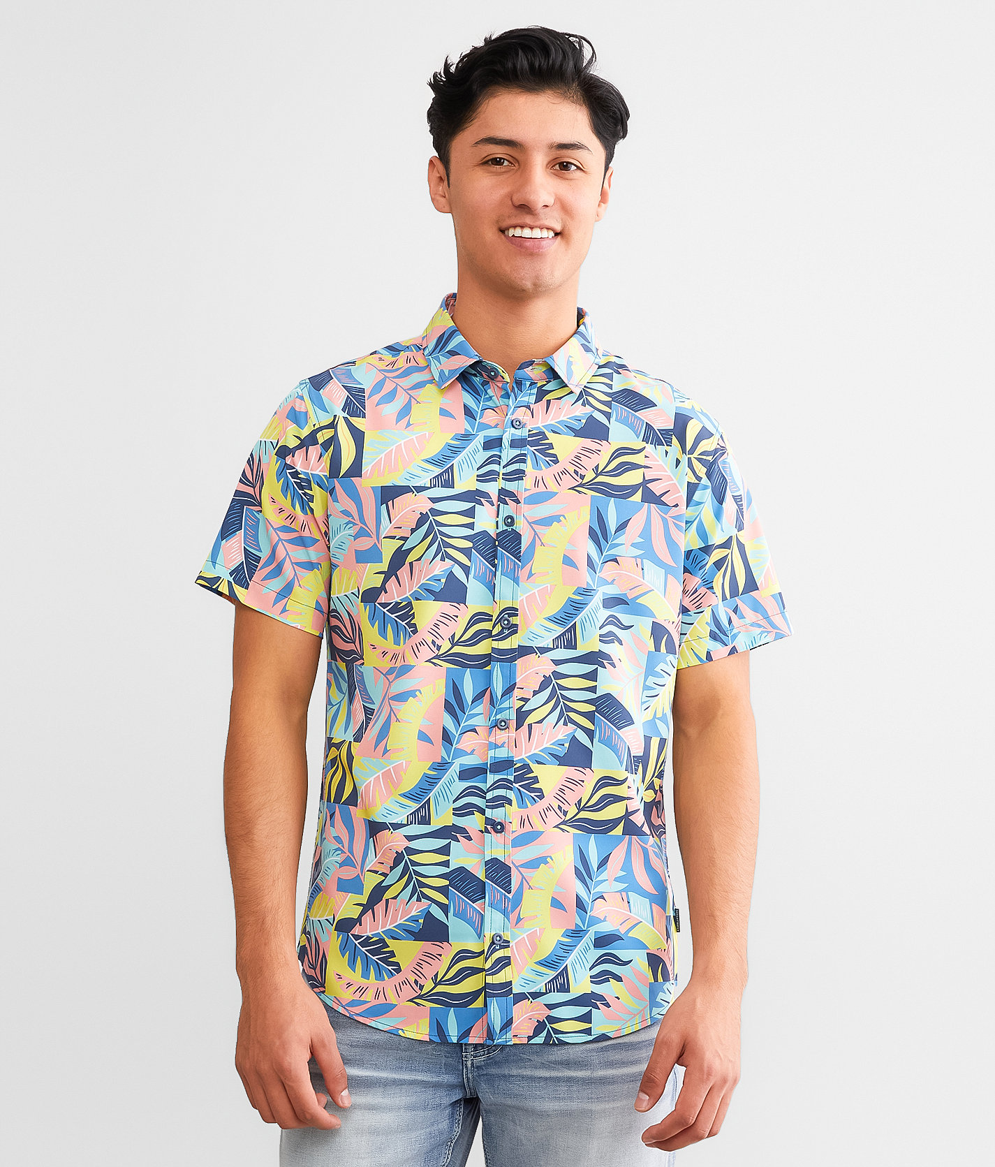 Talinors Tropical Performance Stretch Shirt