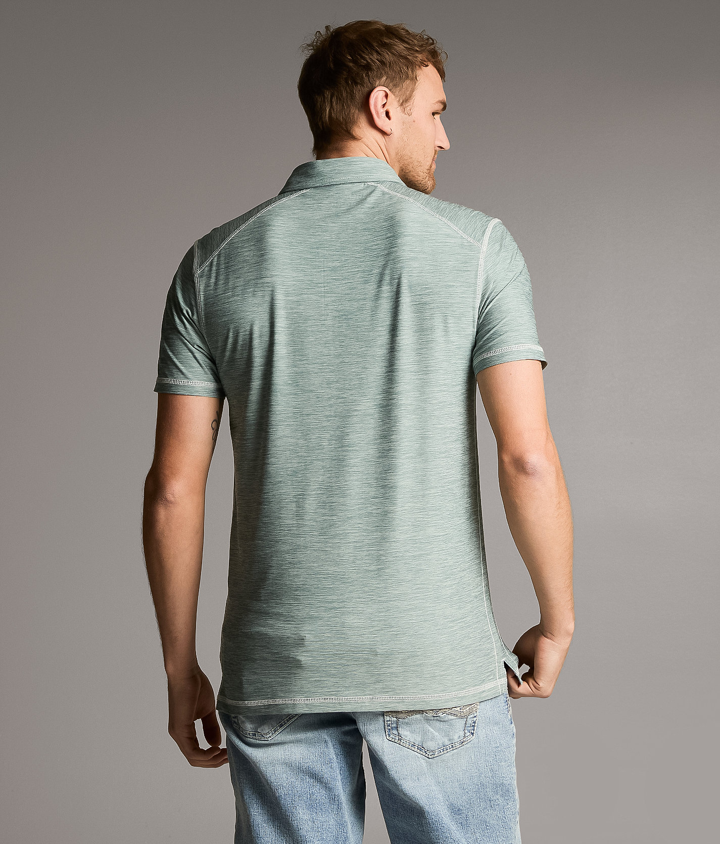 Talinors Marled Performance Polo - Image 2