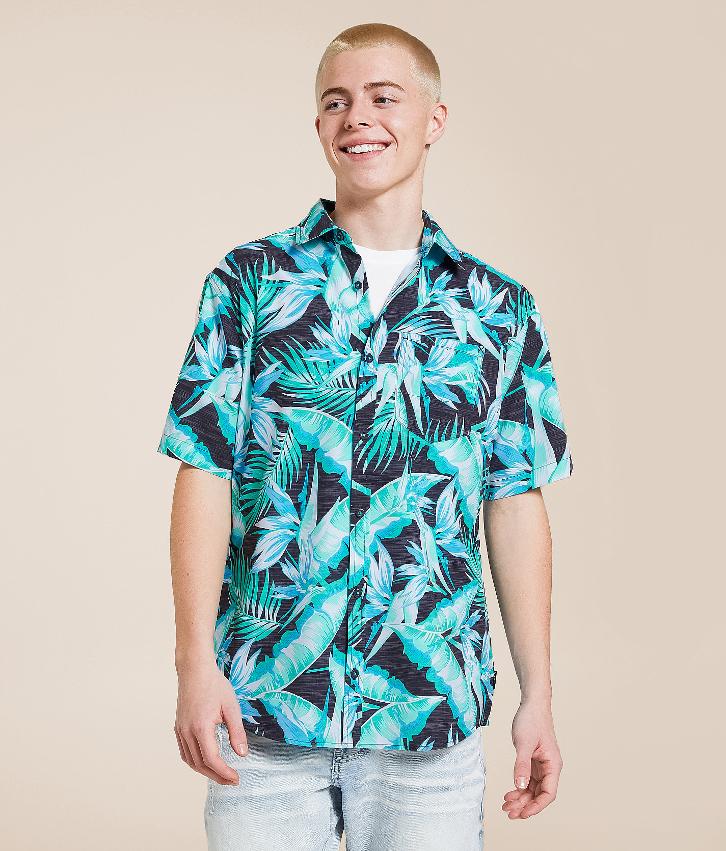 Talinors Tropical Athletic Performance Stretch Shirt