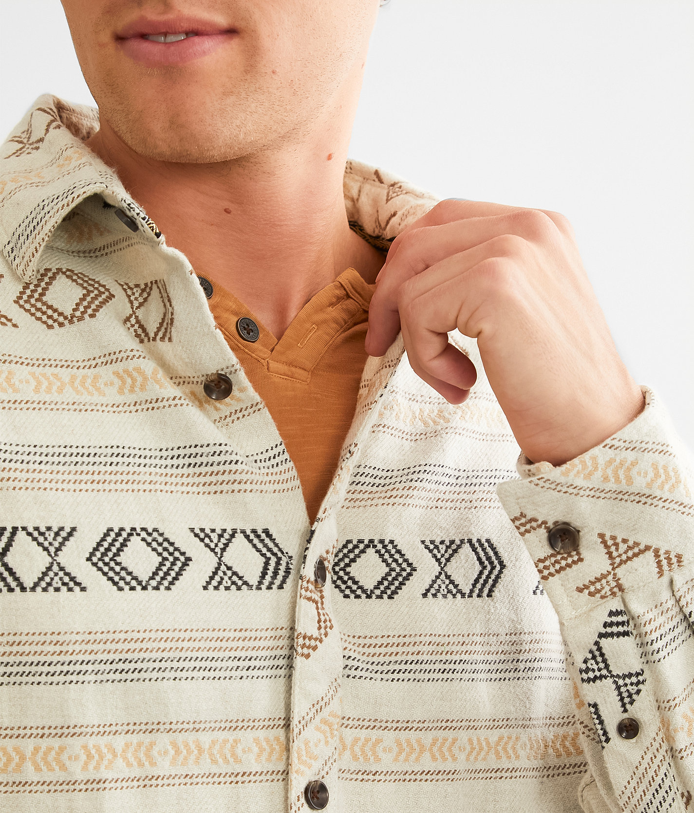 Talinors Southwestern Print Shirt - Image 3