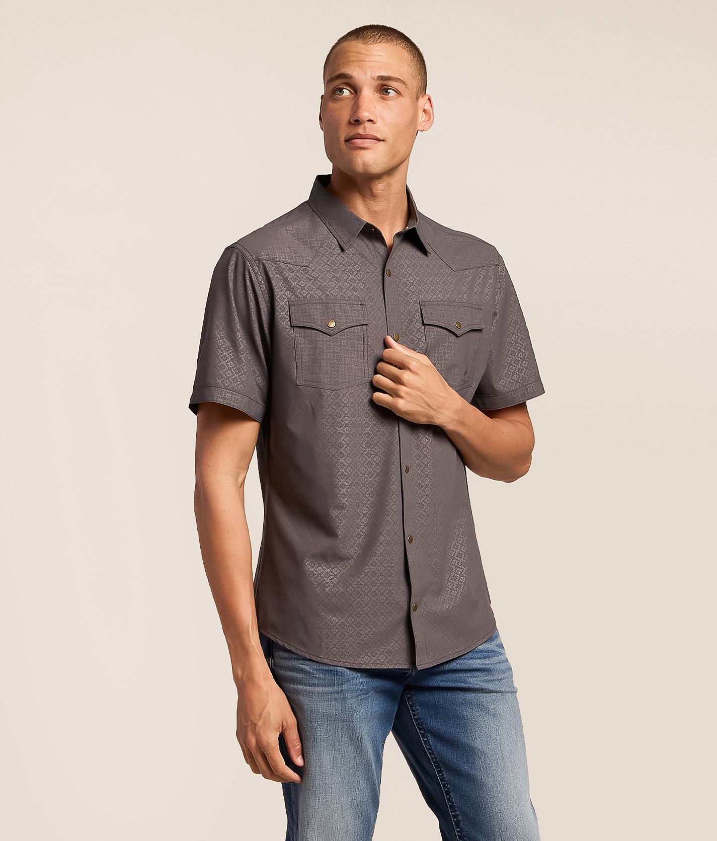 Talinors Tonal Western Athletic Performance Shirt