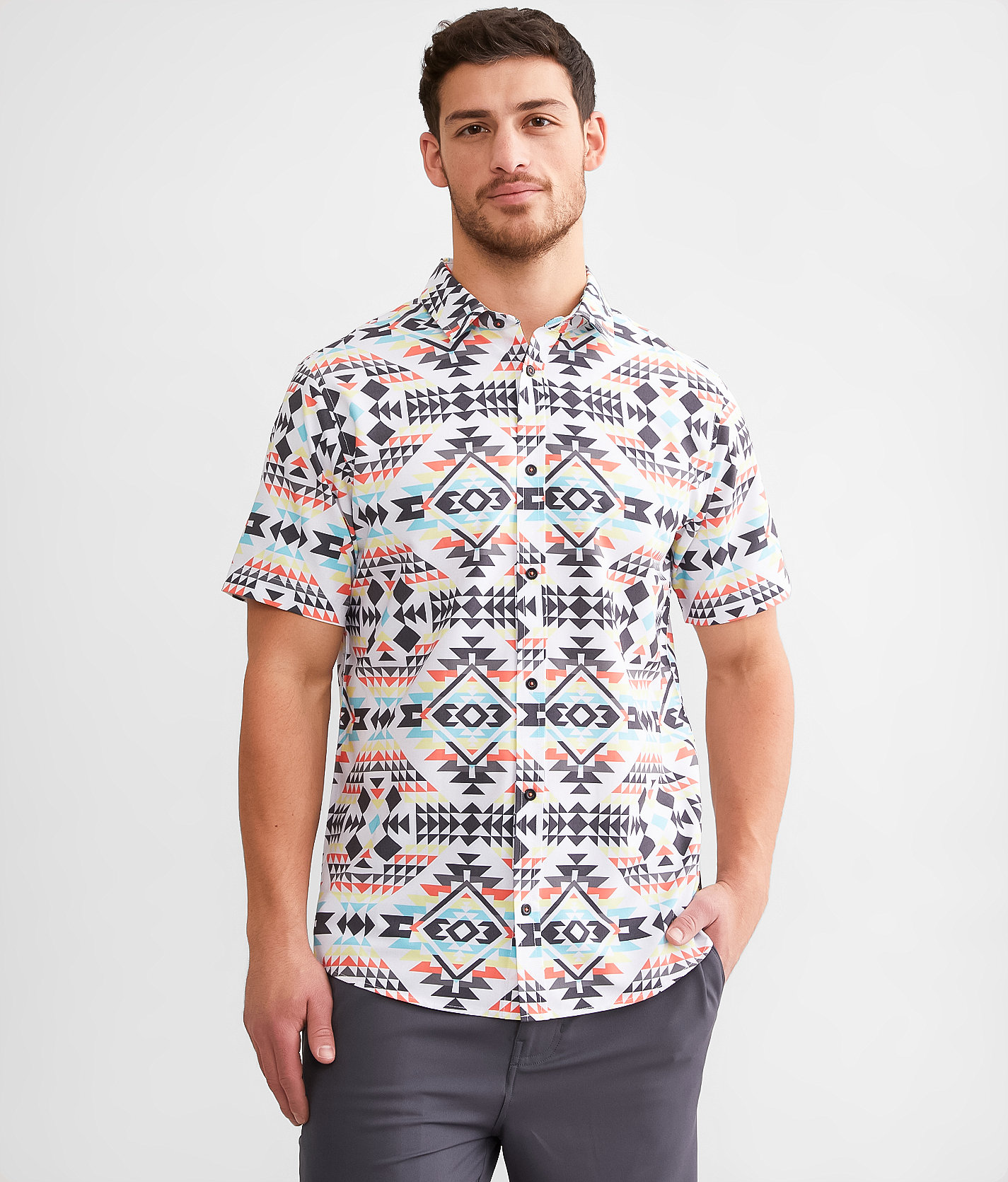 Talinors Printed Performance Stretch Shirt