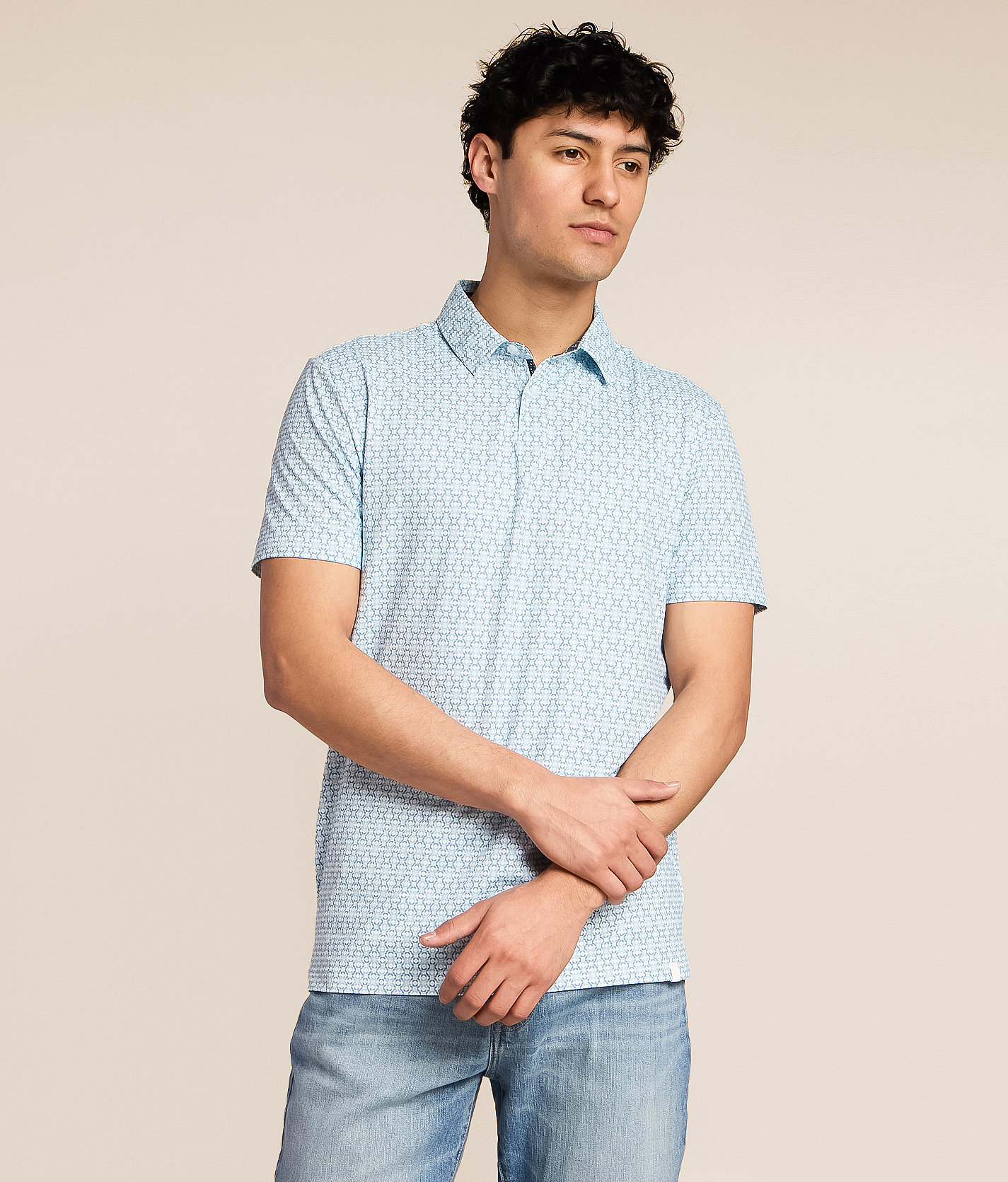 Talinors Printed Performance Polo