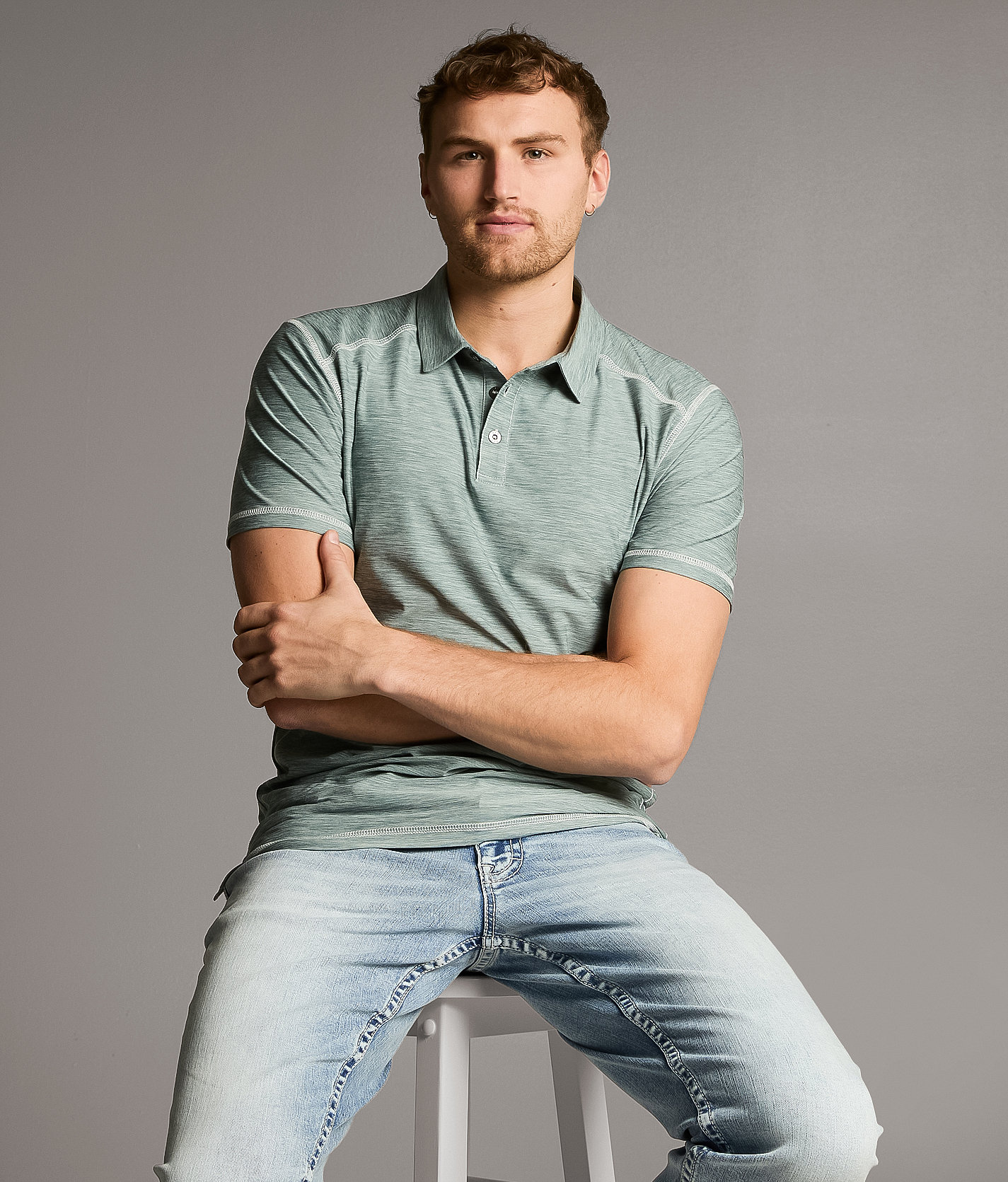 Talinors Marled Performance Polo