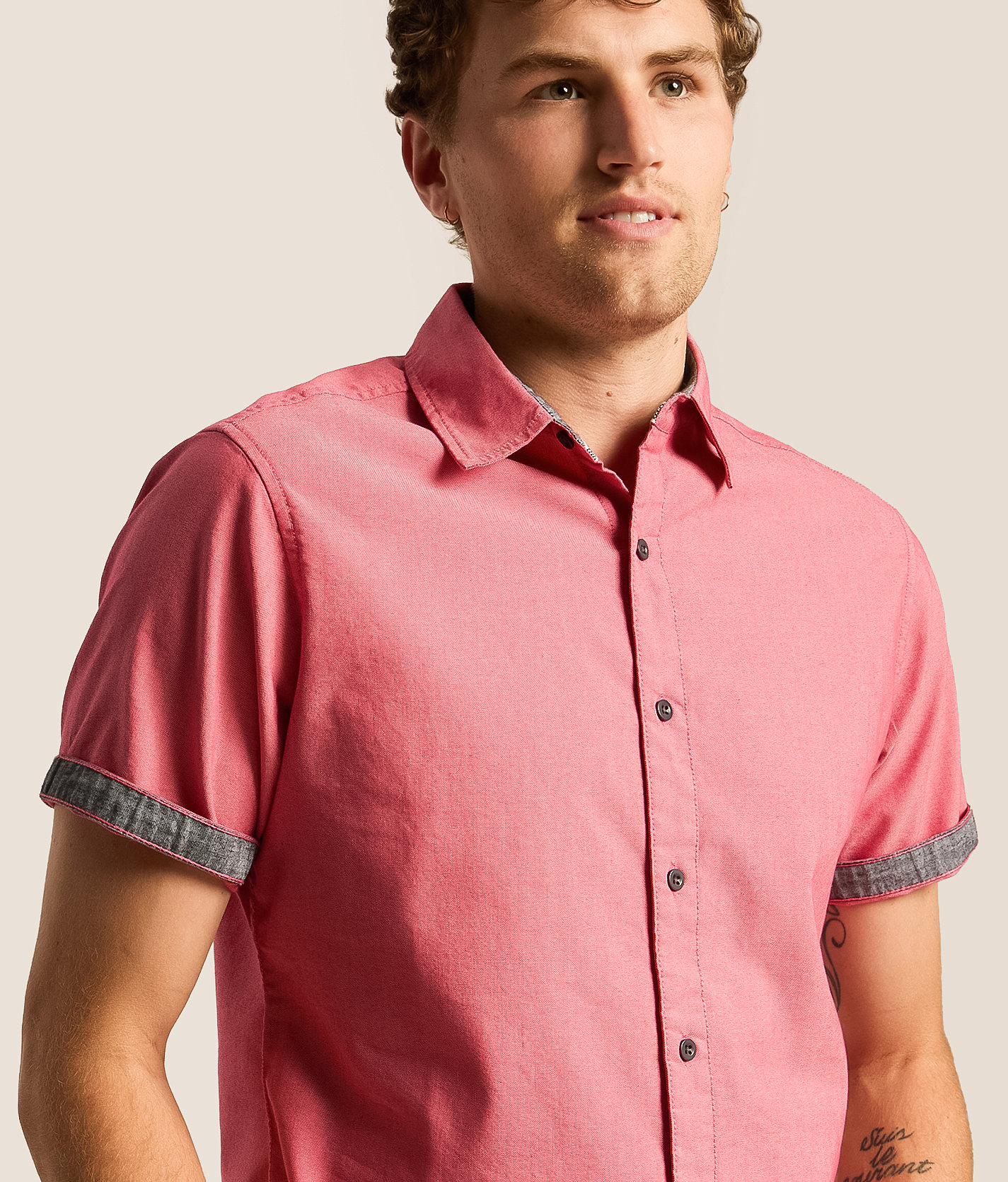 Talinors Standard Solid Stretch Shirt - Image 3