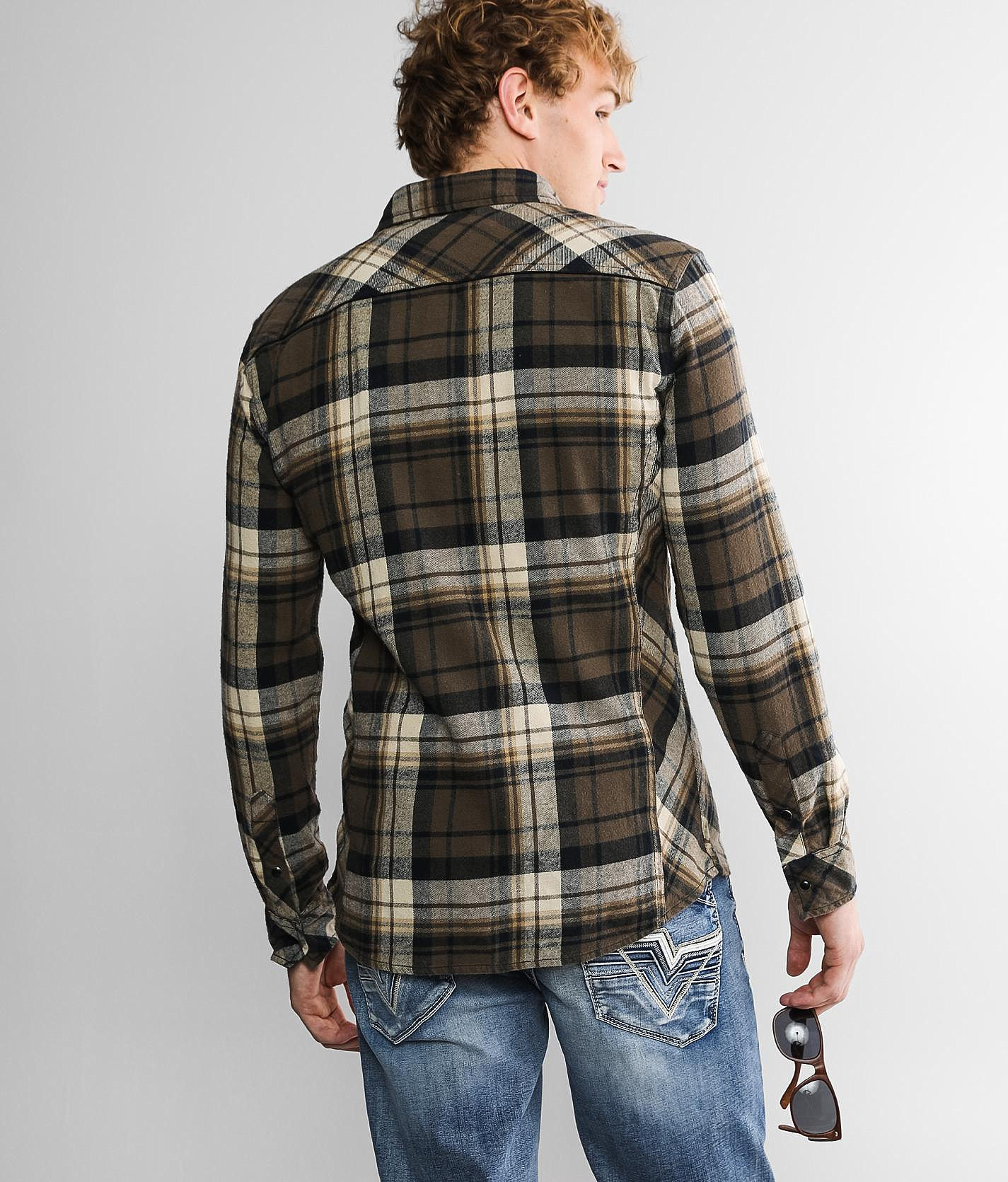 Talinors Plaid Tailored Flannel Shirt - Image 2