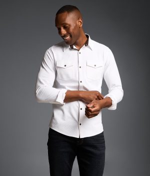 Talinors Textured Standard Stretch Shirt