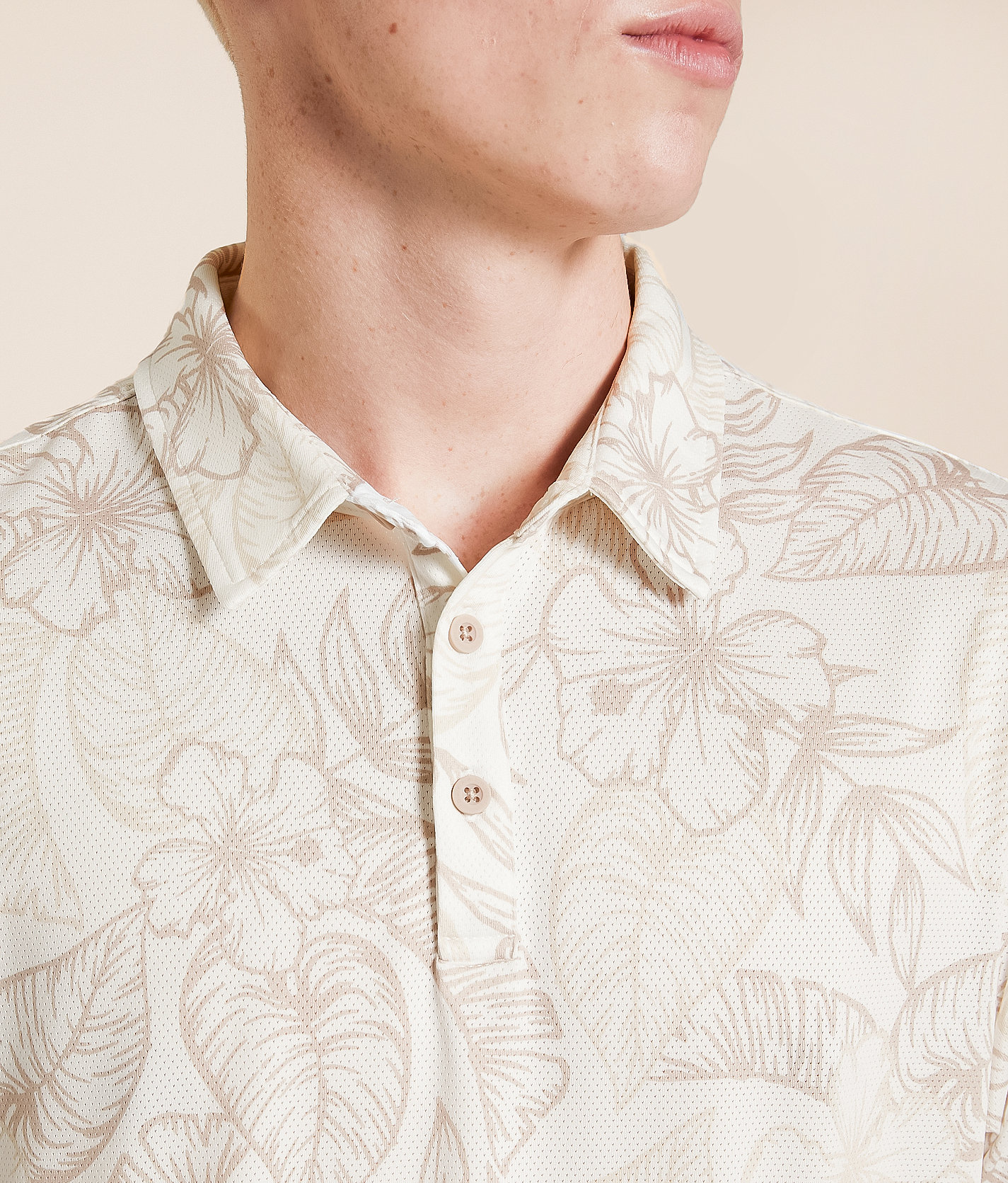 Talinors Tropical Floral Performance Polo - Image 3