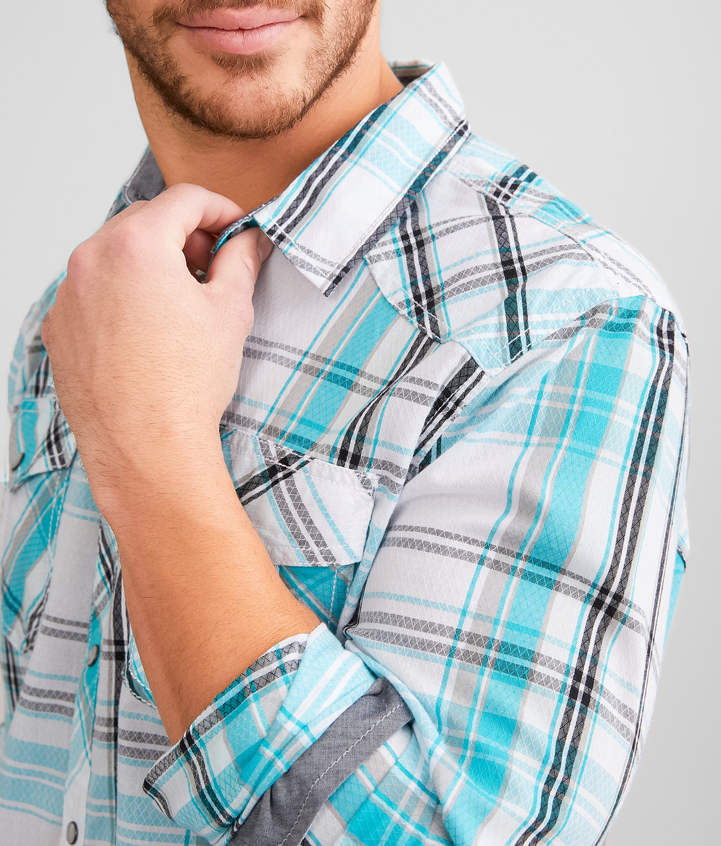 Talinors Plaid Athletic Shirt - Image 3
