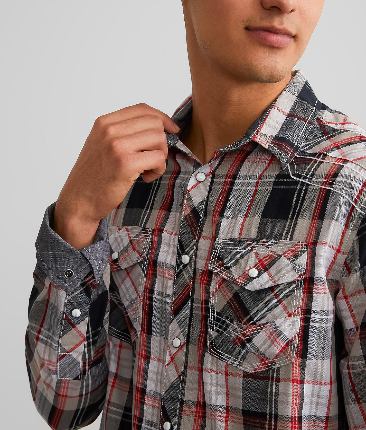 Talinors Plaid Athletic Shirt - Image 3
