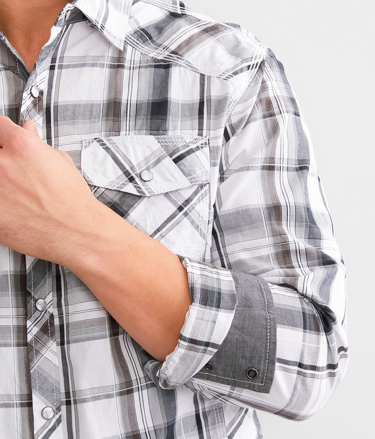 Talinors Plaid Athletic Shirt - Image 3