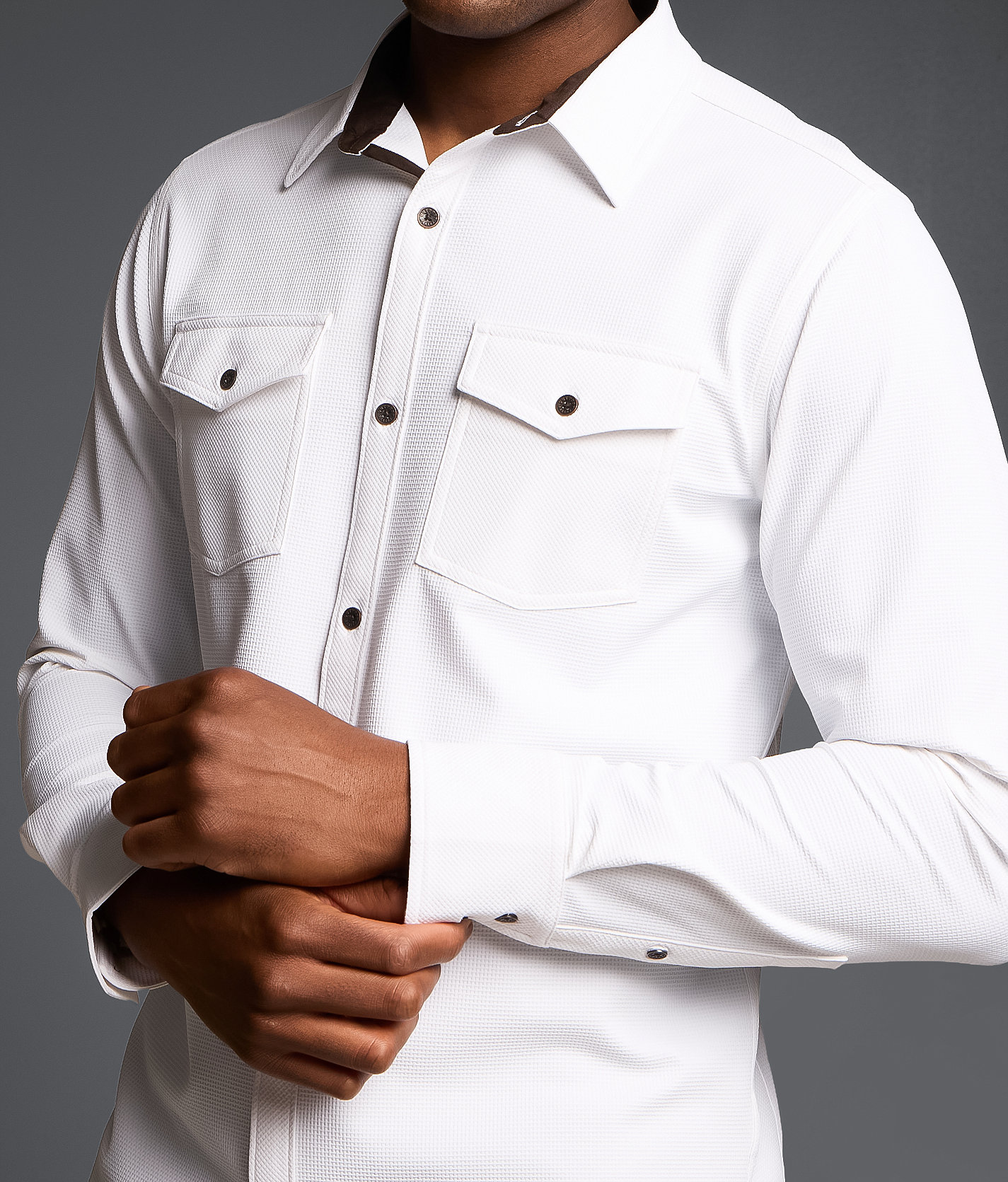 Talinors Textured Standard Stretch Shirt - Image 3