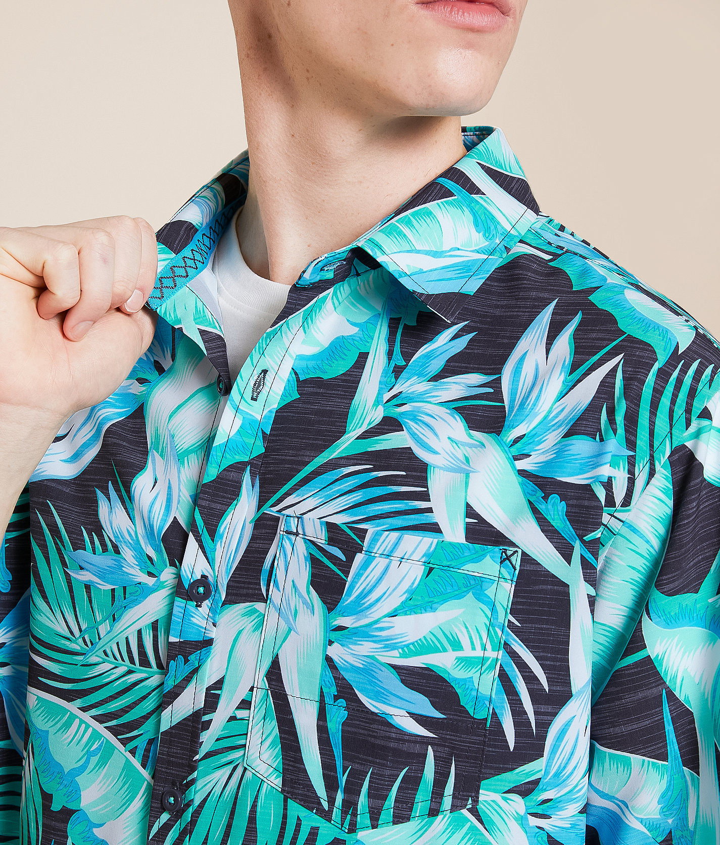 Talinors Tropical Athletic Performance Stretch Shirt - Image 3
