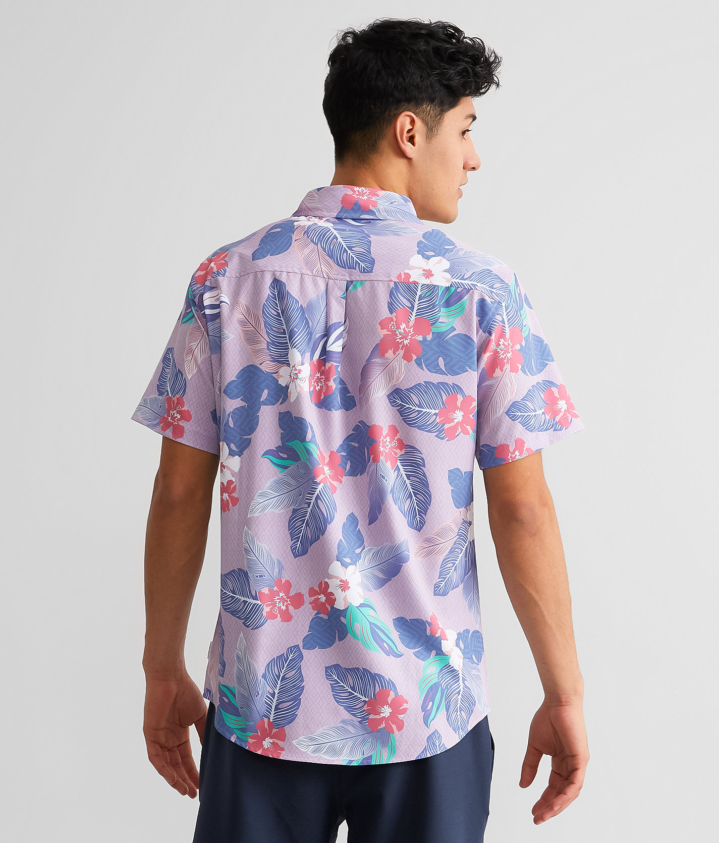 Talinors Tropical Geo Performance Stretch Shirt - Image 2
