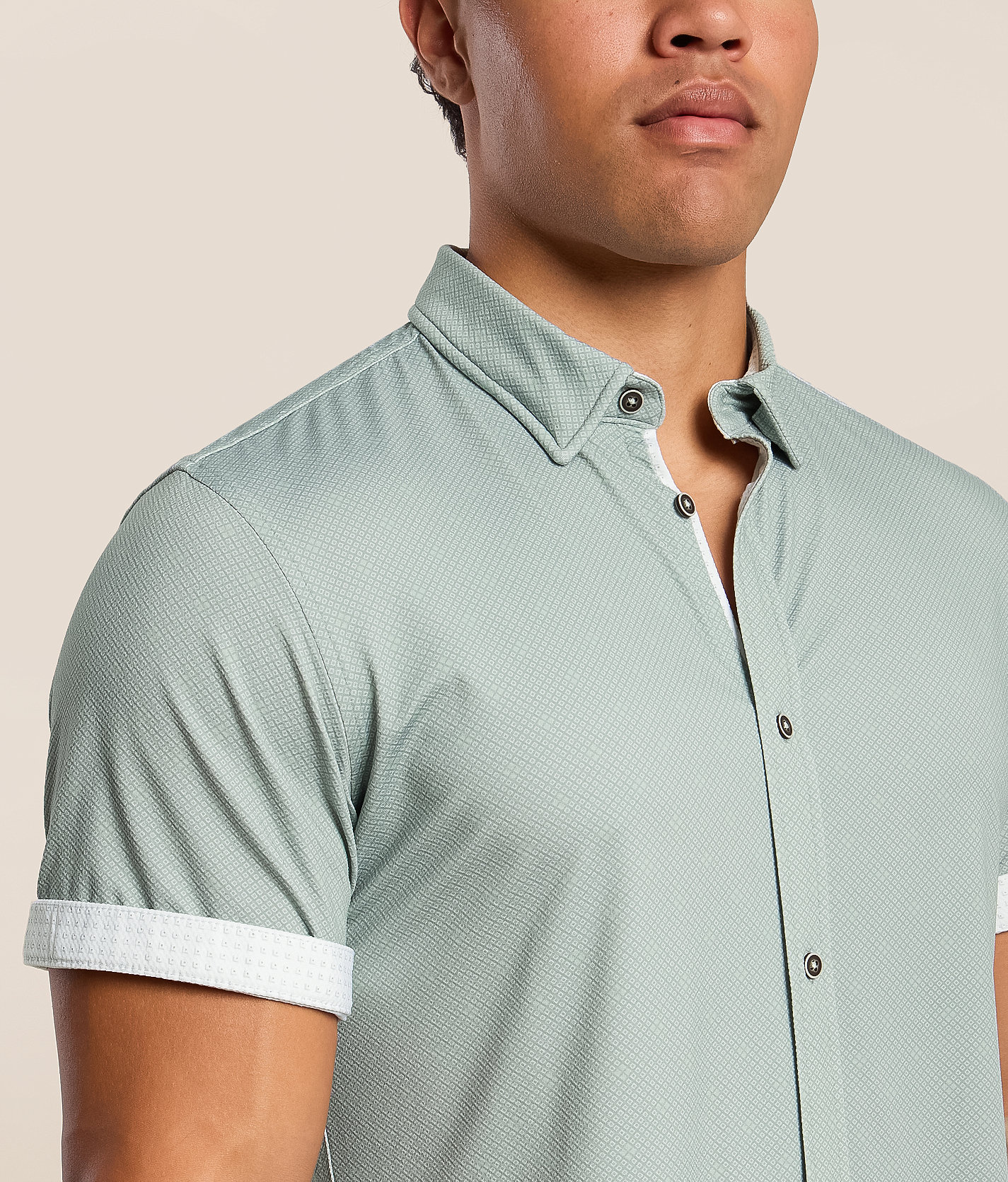 Talinors Textured Athletic Performance Knit Shirt - Image 3