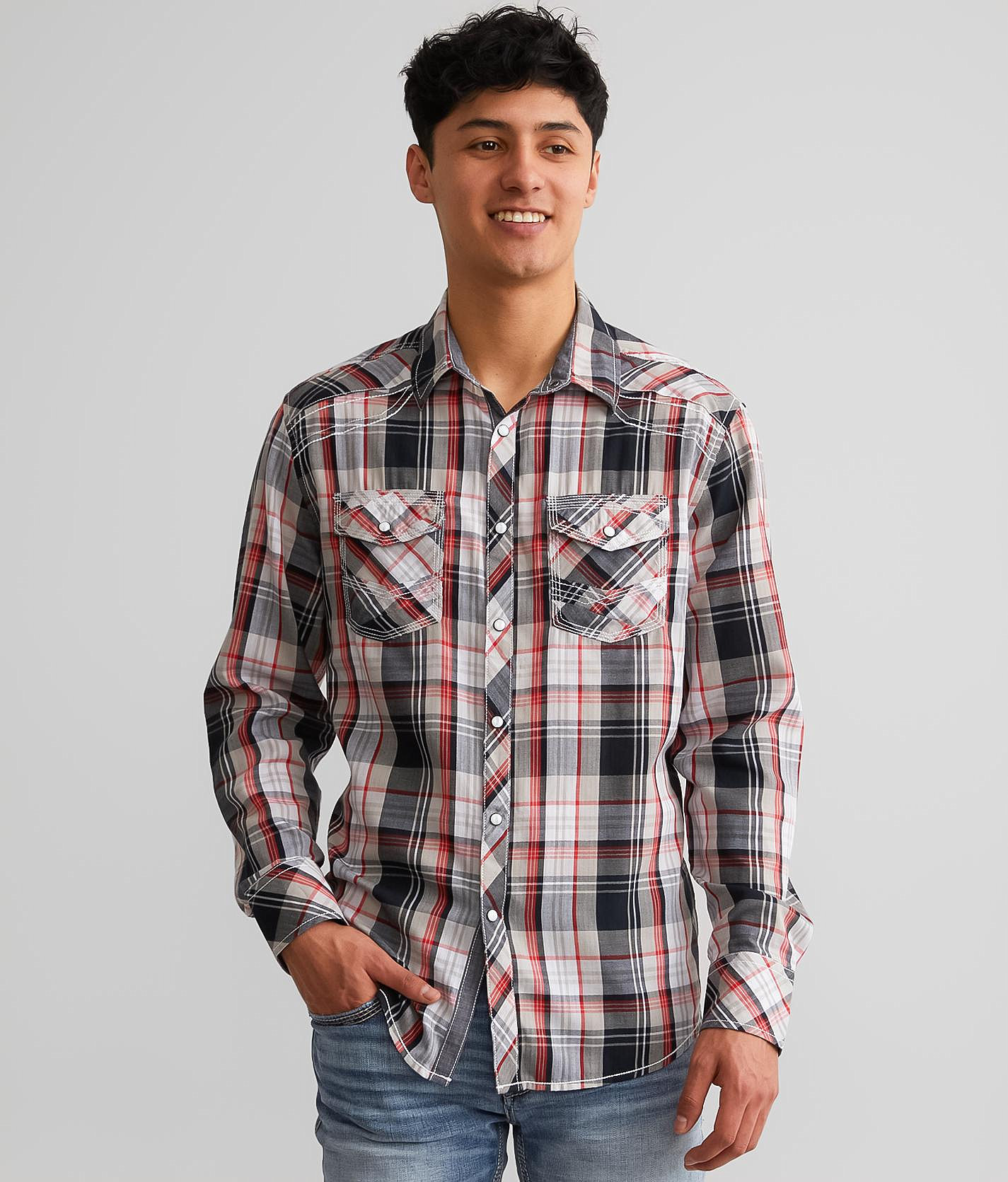 Talinors Plaid Athletic Shirt