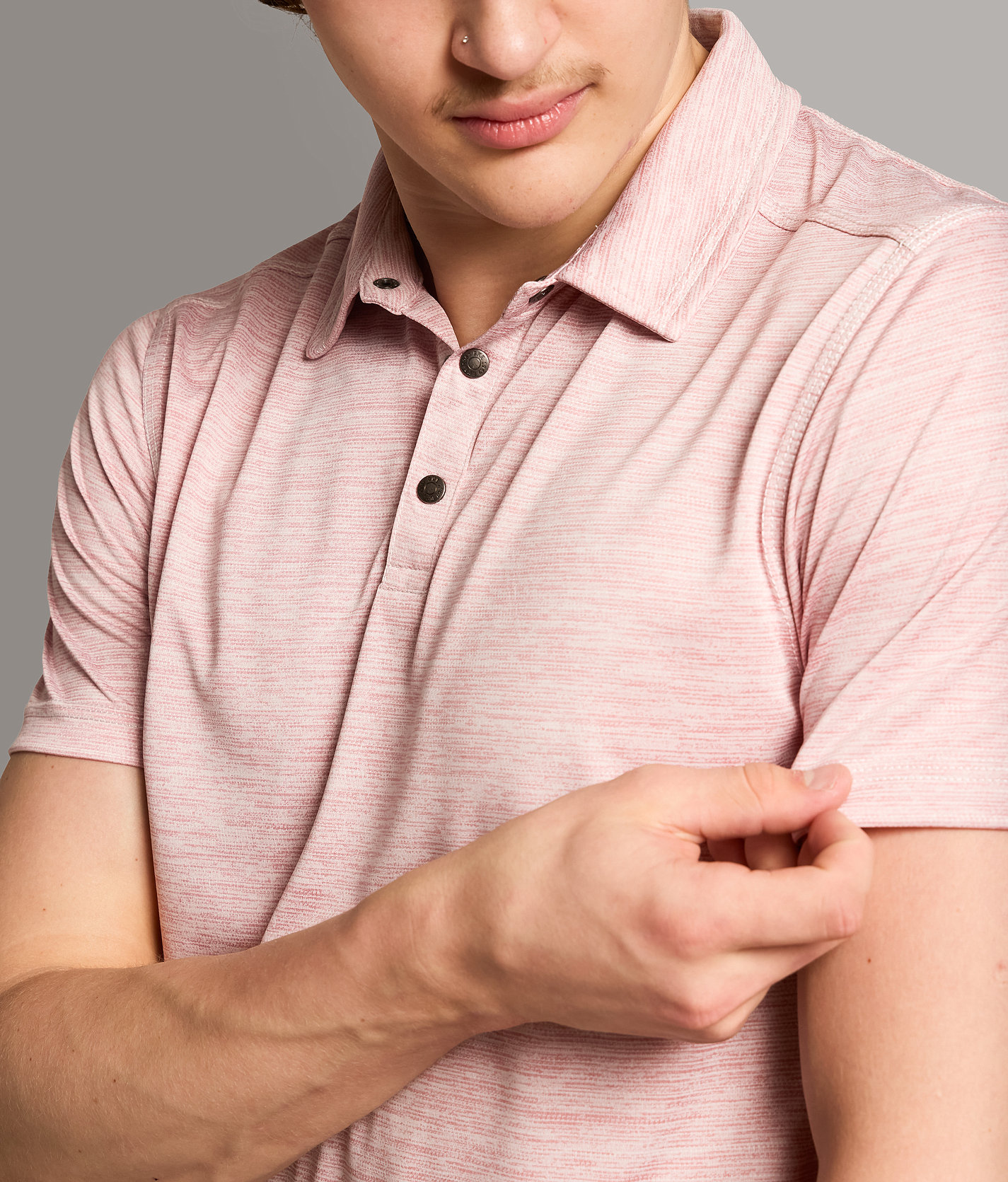 Talinors Marled Performance Polo - Image 3