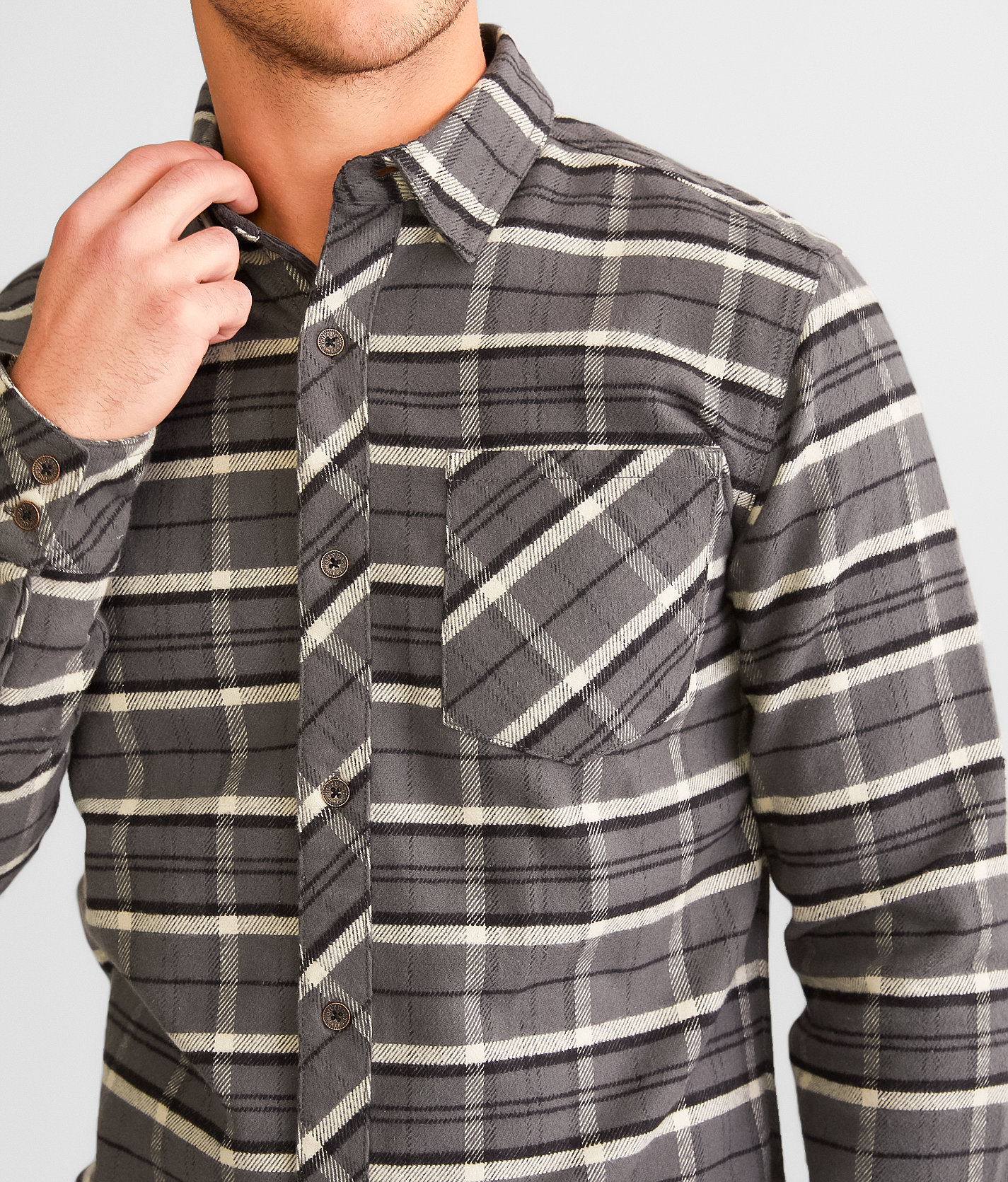 Talinors Plaid Flannel Shirt - Image 3