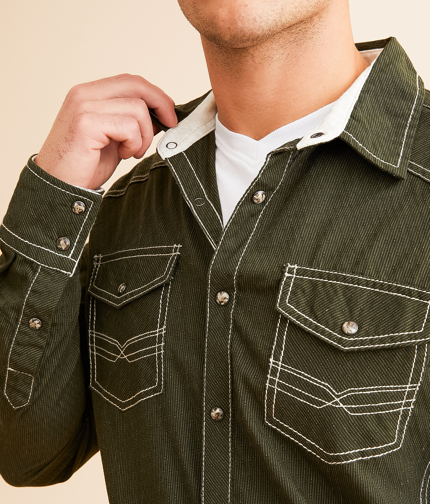 Talinors Striped Athletic Shirt - Image 3
