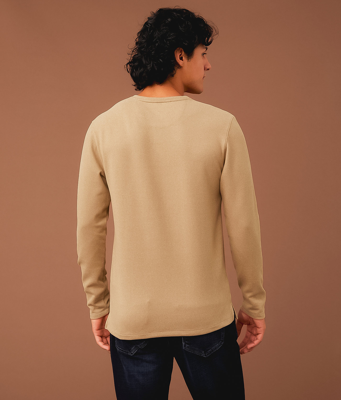 Talinors Brushed Henley - Image 2
