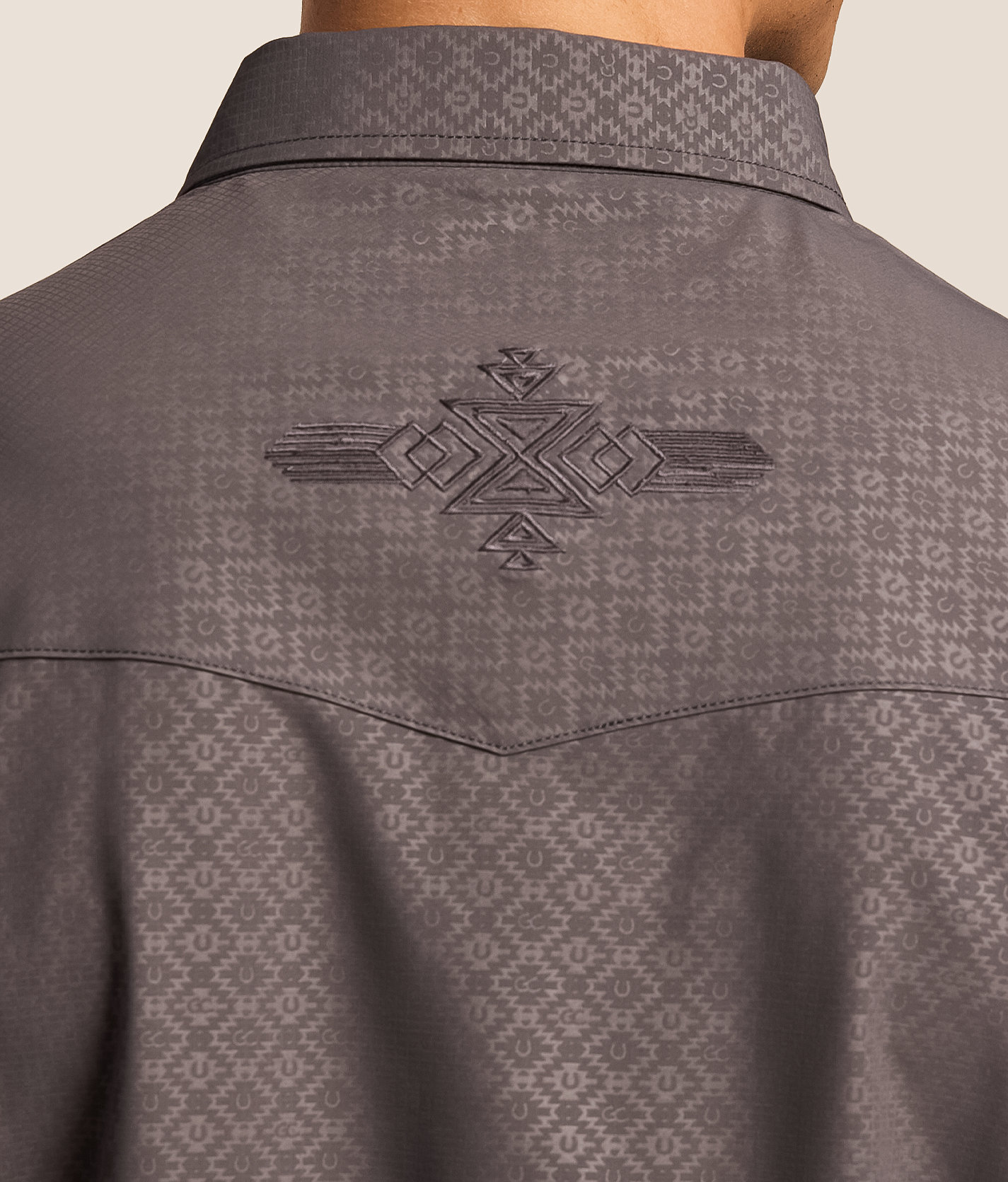 Talinors Tonal Western Athletic Performance Shirt - Image 3