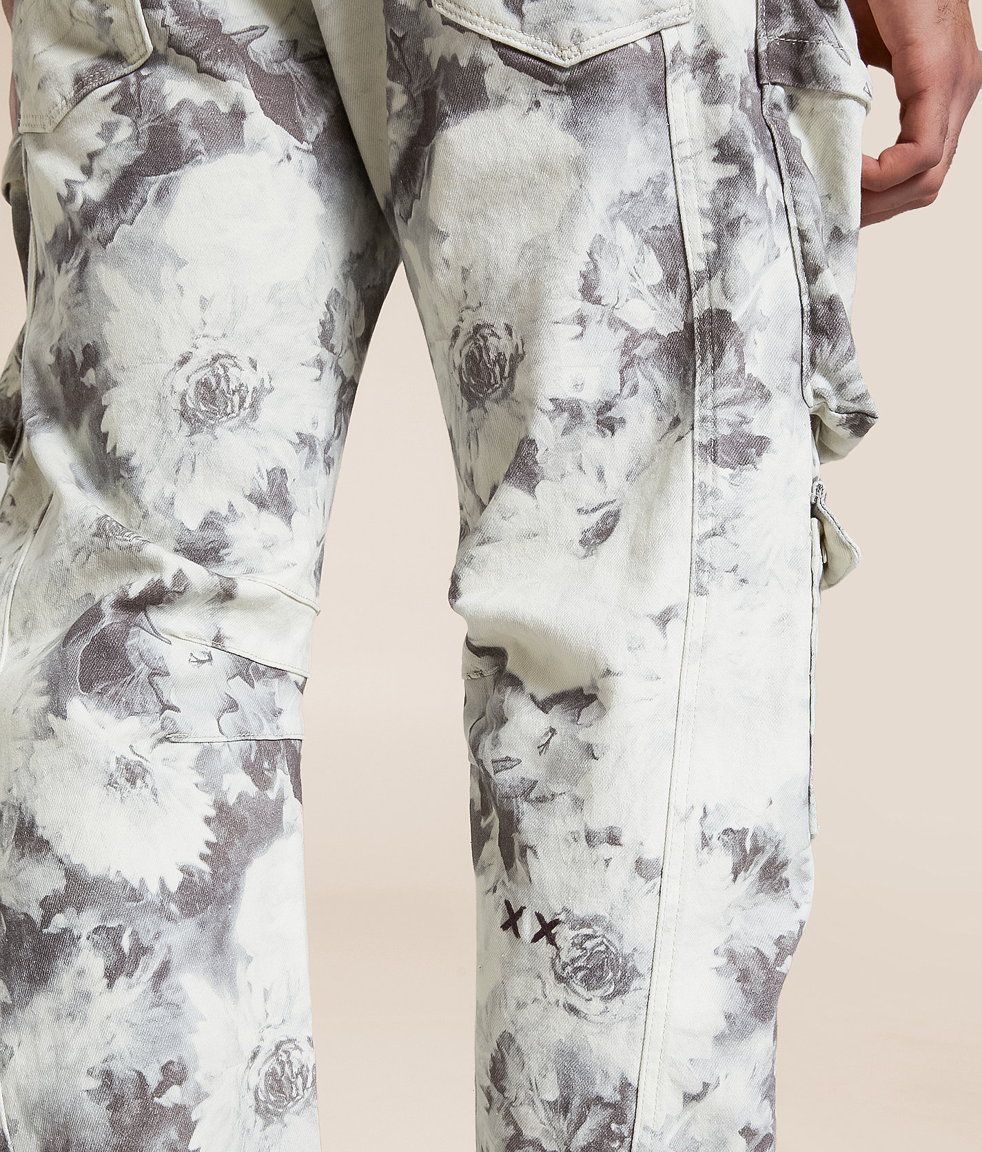 Talinors Floral Baggy Cargo Stretch Pant - Image 3
