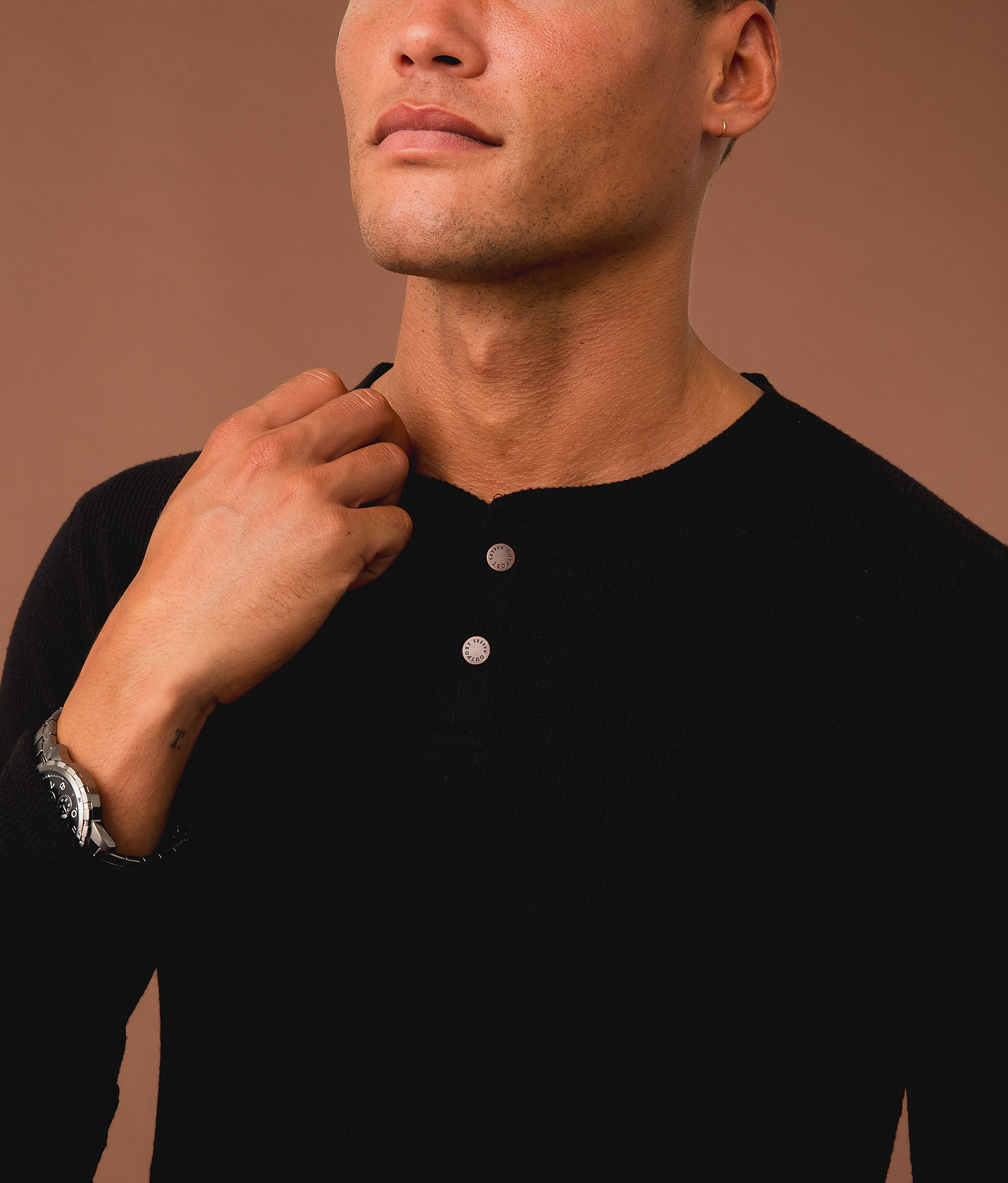 Talinors Brushed Thermal Henley - Image 3