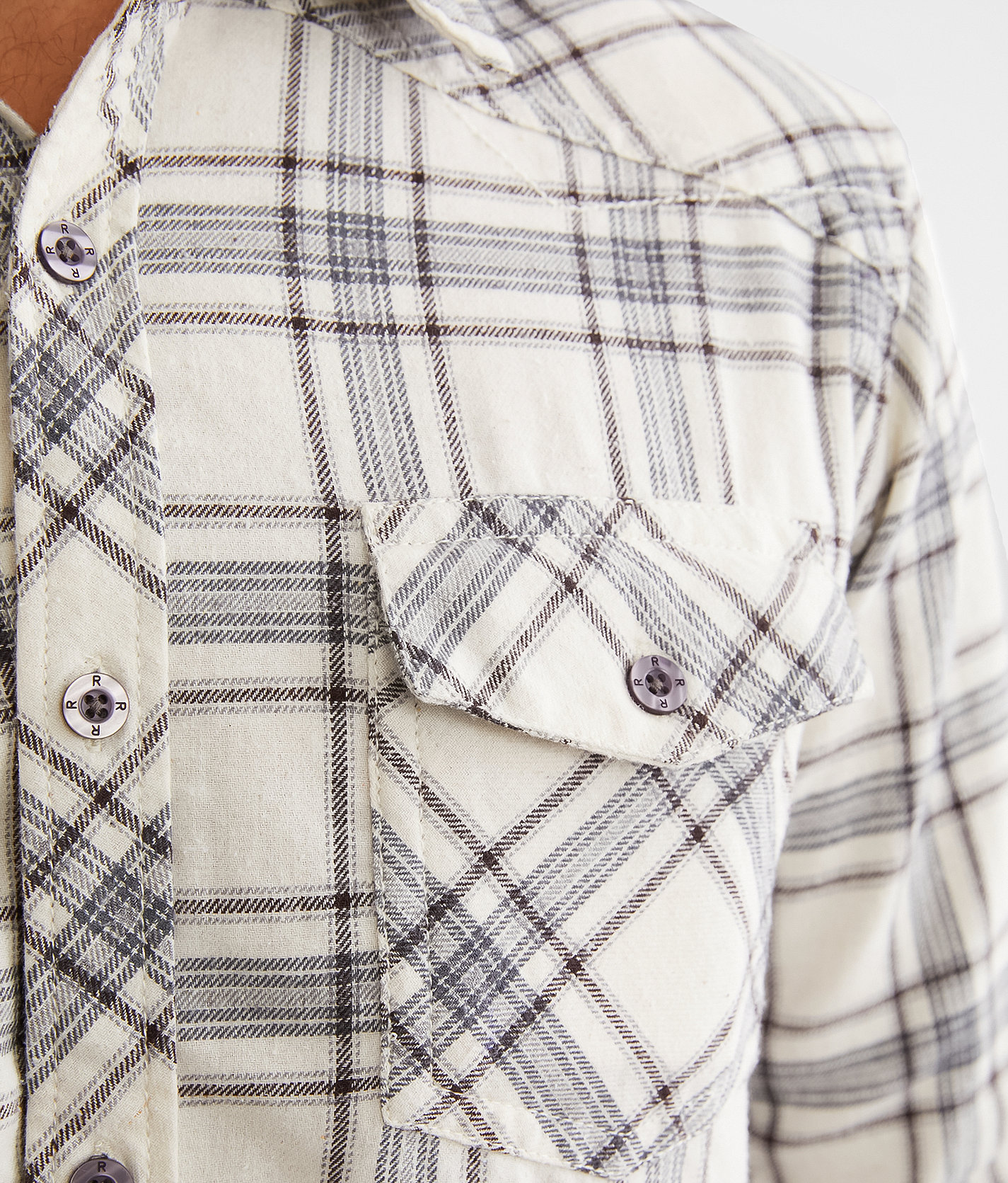 Talinors Brushed Plaid Standard Shirt - Image 3